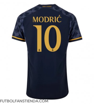 Real Madrid Luka Modric #10 Segunda Equipación 2023-24 Manga Corta